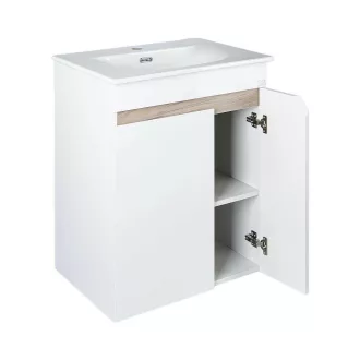 TMP VISION LONG 60 fali függesztett fürdőszobai bútor - SKY E-8099-60 mosdóval- 61 x 46 x 74 cm - WaterMarkt.hu