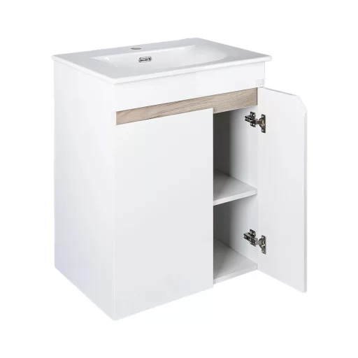 TMP VISION LONG 60 fali függesztett fürdőszobai bútor - SKY E-8099-60 mosdóval- 61 x 46 x 74 cm - WaterMarkt.hu