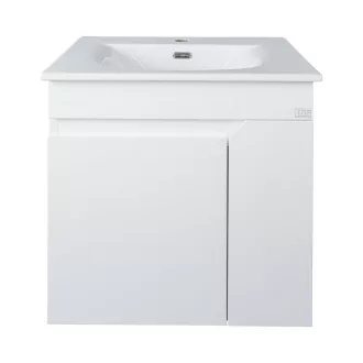 TMP VISION 60 fali függesztett fürdőszobai bútor - SKY E-8099-60 porcelán mosdóval - 61 x 46 x 56 cm - WaterMarkt.hu