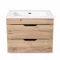 TMP VOX 60 GOLD CRAFT - fali fürdőszobabútor- Eros SKY E-8099-60 porcelán mosdóval - 61 x 46 x 46 cm