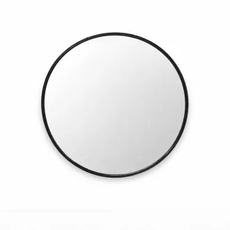 Viva AURA DELTA fürdőszoba tükör - érintésmentes kapcsoló - FEKETE - LED - KEREK - átmérő 60 cm - WaterMarkt.hu