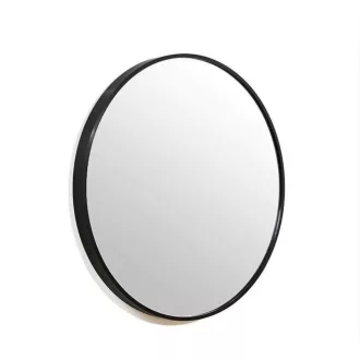 Viva AURA DELTA fürdőszoba tükör - érintésmentes kapcsoló - FEKETE - LED - KEREK - átmérő 60 cm - WaterMarkt.hu