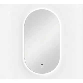 Viva AURA PINO 50 fürdőszoba tükör - érintésmentes - AMBIENT LED - OVÁLIS - ÁLLÓ - 50x90 cm - WaterMarkt.hu