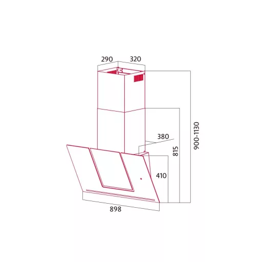 Nodor - Páraelszívó NorBreeze UNUM 90 DB NMOTION Hob to Hood - A készlet erejéig rendelhető! - WaterMarkt.hu