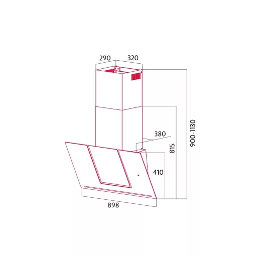 Nodor - Páraelszívó NorBreeze UNUM 90 DB NMOTION Hob to Hood - A készlet erejéig rendelhető! - WaterMarkt.hu