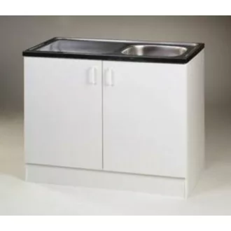 ECO STAR Mosogatószekrény - 1 medencés csepegtetőtálcás mosogatóval -  nyíló ajtós 800x500 - WaterMarkt.hu