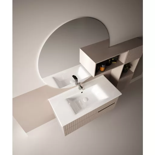 Sanovit ATRIA - porcelán mosdókagyló - 100 x 45,5 cm - WaterMarkt.hu