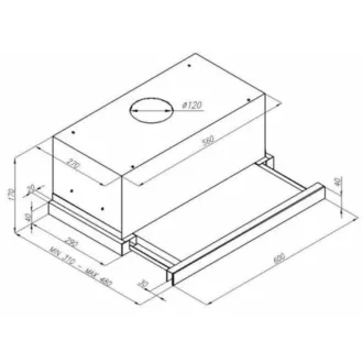 OPERIS MUNDO 60 INOX teleszkópos páraelszívó - WaterMarkt.hu