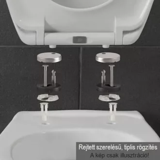 CeraStyle NOURA WC ülőke - duroplast - lecsapódásgátlós - könnyen levehető - klikk rendszerű - WaterMarkt.hu