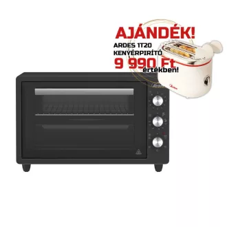 ARDES AR371 37 literes légkeveréses elektromos mini sütő ajándék ARDES 1T20 kenyérpirítóval - WaterMarkt.hu