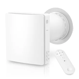 HOLTOP/AIRWOODS AV-TTW5-W SH7IE egyhelyiséges hővisszanyerős szellőztető, páraérzékelővel, automata zsaluval, WiFi-vel, kültéri hangcsillapító elemmel - WaterMarkt.hu