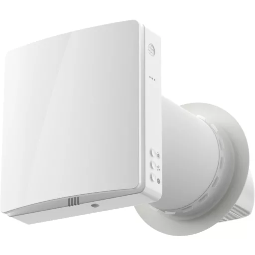 HOLTOP/AIRWOODS AV-TTW5-W SH7IE Pro ISO egyhelyiséges hővisszanyerős szellőztető (2 db), páraérzékelővel, automata zsaluval, WiFi-vel, kültéri hangcsillapító elemmel