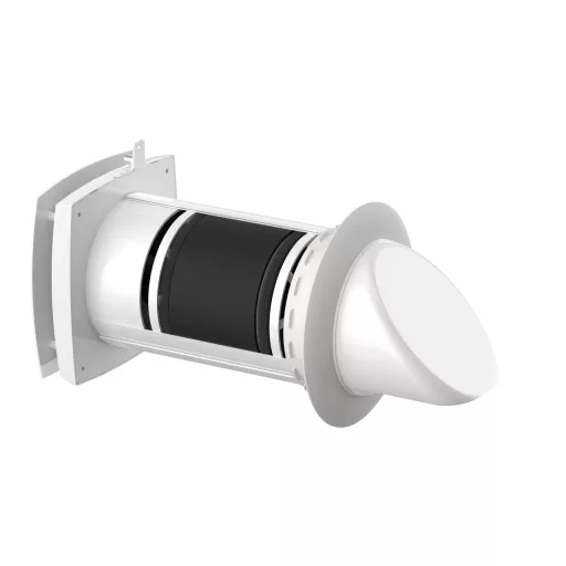HOLTOP/AIRWOODS AV-TTW6-W egyhelyiséges hővisszanyerős szellőztető (2 db) automata zsaluval, WiFi csatlakozással