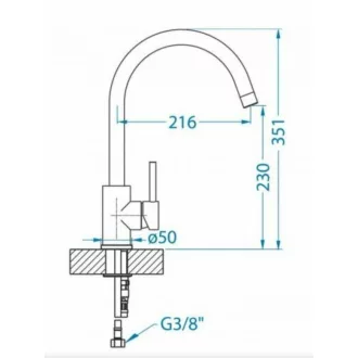 Alveus gránit csaptelep - G11 - WaterMarkt.hu