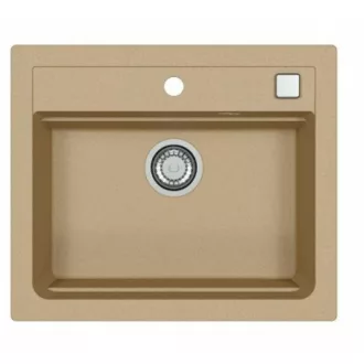 Alveus Atrox 30 egymedencés gránit mosogató - beige - WaterMarkt.hu