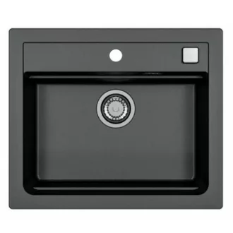 Alveus Atrox 30 egymedencés gránit mosogató - carbon - WaterMarkt.hu