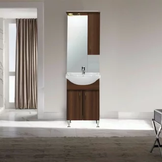 Bianca Plus 55 felsőszekrény, aida dió színben, jobbos nyitásirány - WaterMarkt.hu