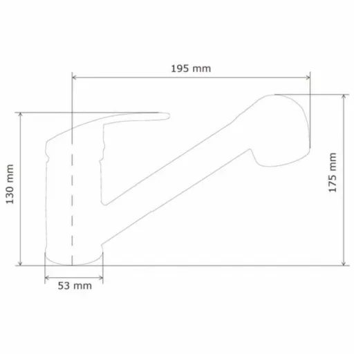 Gamma Atut Mosogató Csaptelep - Kihúzható, Zuhanyfejes Fehér - WaterMarkt.hu