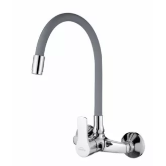 Invena VERSO flexibilis fali színes csaptelep - gray - WaterMarkt.hu