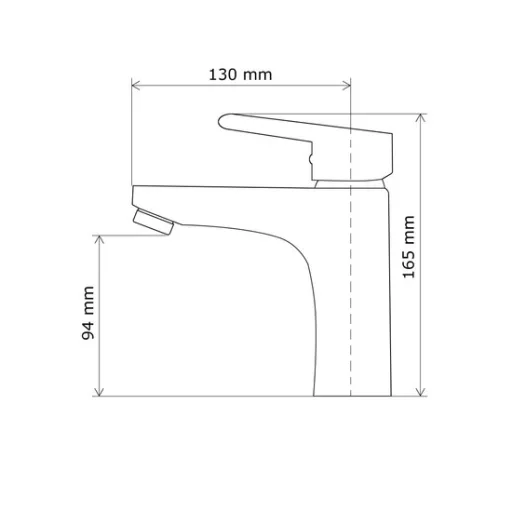 Gamma Cobi Mosdó Csaptelep - Fekete - WaterMarkt.hu