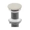 Klikk - klakk leeresztő - MATT BÉZS - porcelán- túlfolyó NÉLKÜLI mosdókagylóhoz- 5/4"- Ø 73 mm - WaterMarkt.hu