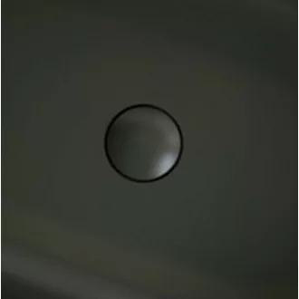 Klikk - klakk leeresztő - MATT FEKETE - porcelán - túlfolyós mosdókagylóhoz - 5/4" - Ø 73 mm - WaterMarkt.hu