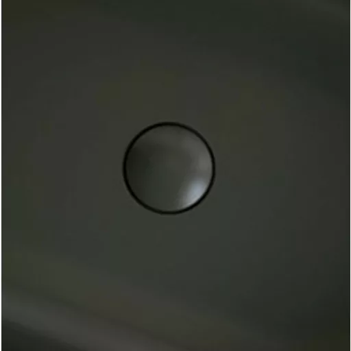 Klikk - klakk leeresztő - MATT FEKETE - porcelán - túlfolyós mosdókagylóhoz - 5/4" - Ø 73 mm - WaterMarkt.hu