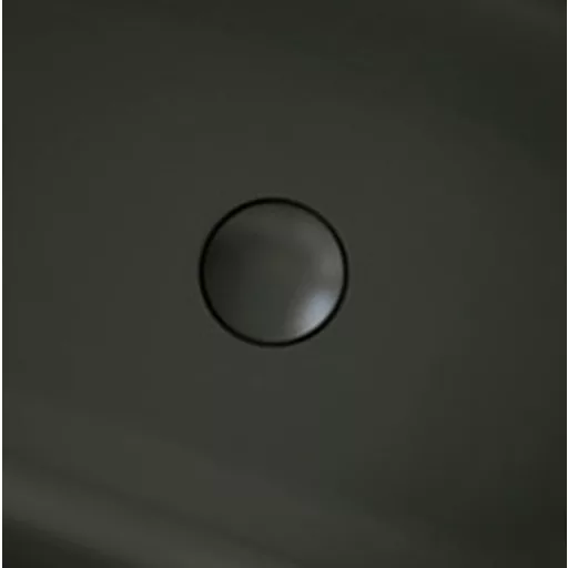 Klikk - klakk leeresztő - MATT FEKETE - porcelán - túlfolyós mosdókagylóhoz - 5/4" - Ø 73 mm - WaterMarkt.hu