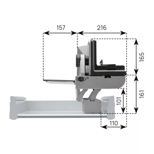 RITTER beépíthető szeletelőgép,jobbosvágófelülettel - WaterMarkt.hu