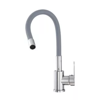 Gamma Flex 2000 Mosogató Álló Design Csaptelep - Rugalmas, Szürke - WaterMarkt.hu