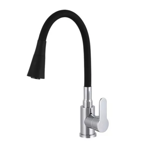 Gamma Flex 3000 Mosogató Álló Csaptelep - Rugalmas, Fekete/Króm - WaterMarkt.hu