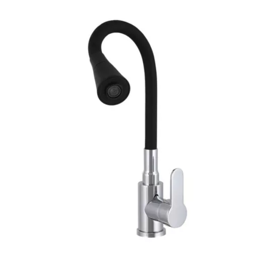 Gamma Flex 3000 Mosogató Álló Csaptelep - Rugalmas, Fekete/Króm - WaterMarkt.hu