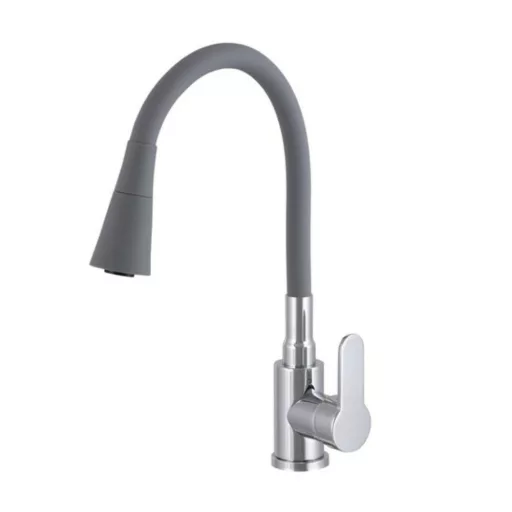 Gamma Flex 3000 Mosogató Álló Csaptelep - Rugalmas, Szürke - WaterMarkt.hu