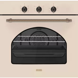 EVIDO RUSTIC-O 60C légkeveréses sütő, grill ,analóg,bézs/bronz - WaterMarkt.hu