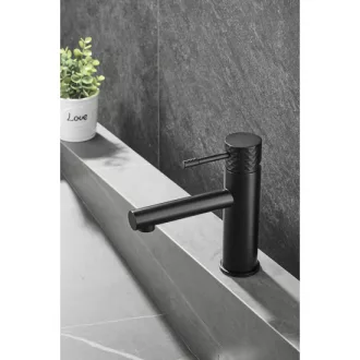 Gamma Roy Pro Fürdőszobai Kézmosó Csaptelep - Matt fekete - WaterMarkt.hu
