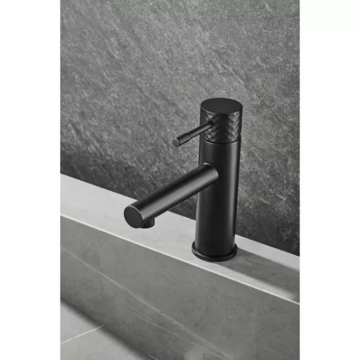 Gamma Roy Pro Fürdőszobai Kézmosó Csaptelep - Matt fekete - WaterMarkt.hu