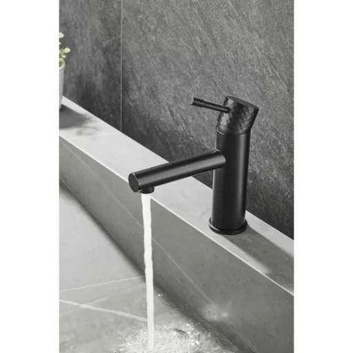 Gamma Roy Pro Fürdőszobai Kézmosó Csaptelep - Matt fekete - WaterMarkt.hu