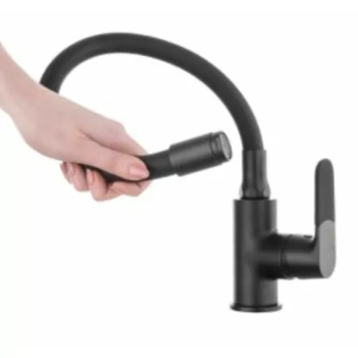 Invena JOGA PLUS flexibilis színes csaptelep - fehér - WaterMarkt.hu