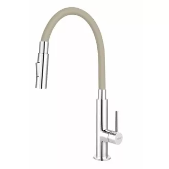 Ferro BZA43 Zumba Slim  flexibilis  2 funkciós mosogató csaptelep - beige - WaterMarkt.hu