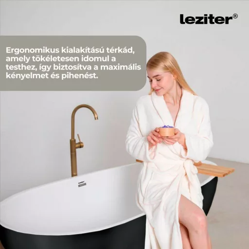 Noa szabadon álló fürdőkád fekete - WaterMarkt.hu