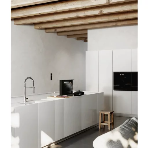 Ciarko Design Moondraft 60 cm fekete pultból kiemelkedő páraelszívó - WaterMarkt.hu