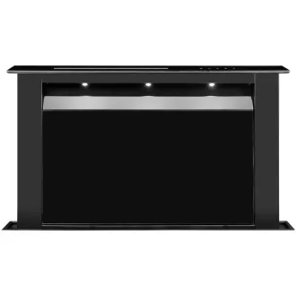 Ciarko Design Moondraft 90 cm fekete pultból kiemelkedő páraelszívó - WaterMarkt.hu