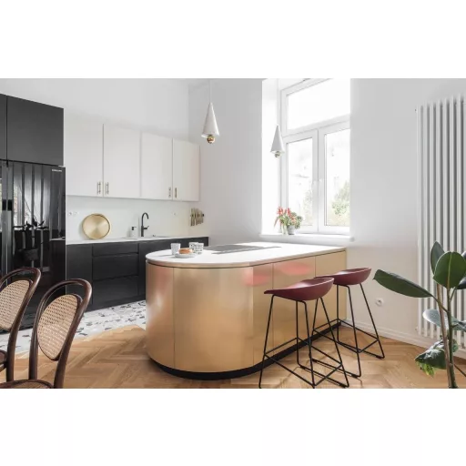 Ciarko Design Moondraft 90 cm fekete pultból kiemelkedő páraelszívó - WaterMarkt.hu