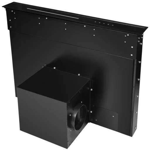 Ciarko Design Moondraft 90 cm fekete pultból kiemelkedő páraelszívó - WaterMarkt.hu