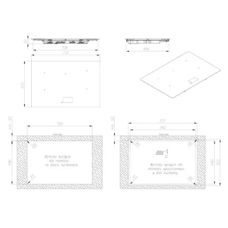 Ciarko Desing Culina Ultimate indukciós főzőlap, 78 cm, HTH funkció - WaterMarkt.hu