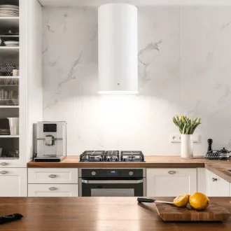 Ciarko Design Tubus fehér fali páraelszívó - WaterMarkt.hu