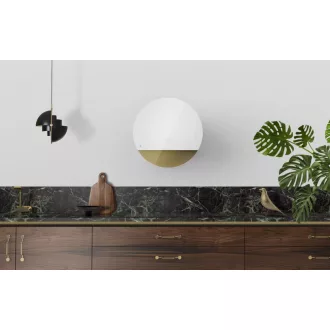 Ciarko Design ECLIPSE fehér / Gold fali páraelszívó - WaterMarkt.hu