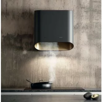 Ciarko Design SIMPLE 60 cm fekete / Gold fali páraelszívó - WaterMarkt.hu
