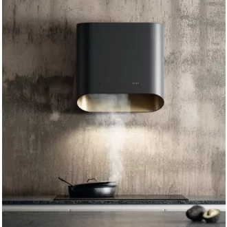 Ciarko Design SIMPLE 60 cm fekete / Gold fali páraelszívó - WaterMarkt.hu