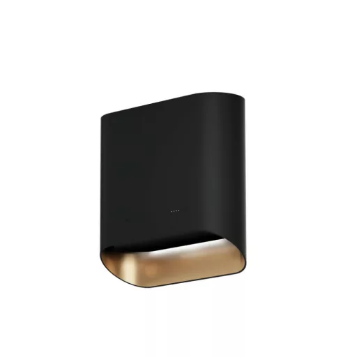 Ciarko Design SIMPLE 60 cm fekete / Gold fali páraelszívó - WaterMarkt.hu
